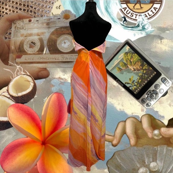 NWT For love and lemons 🍋 ombré summer ☀️ maxi dress - Picture 9 of 10